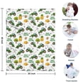 thumbnail image 4 of Cartoon Tractors Hay Bales White Pattern Blanket,Comfortable Soft Flannel Throw Blanket,All Season,Warm Lightweight Blankets for Sofa Bed Couch Living Room Chair,30"x40", 4 of 4