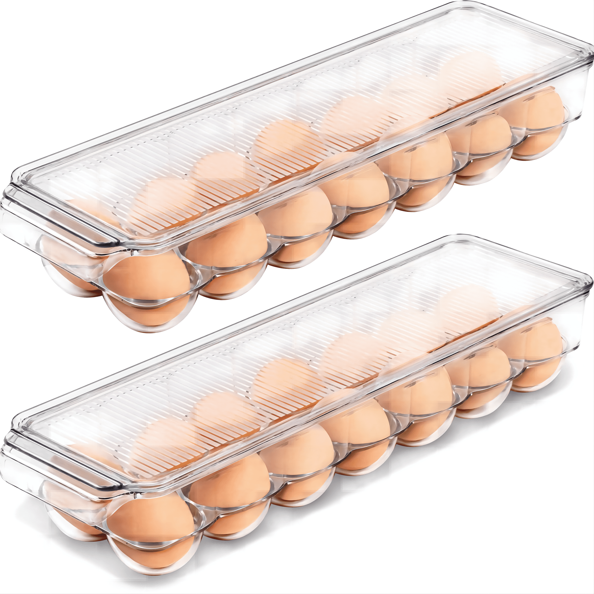 Blibly Home Egg Container For Refrigerator 14 Egg Container With Lid