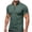 Army Green, variant on Workout Shirts for Men Short Sleeve Quarter Zip Neck Lightweight Breathable Solid Gym Athletic Pullover
