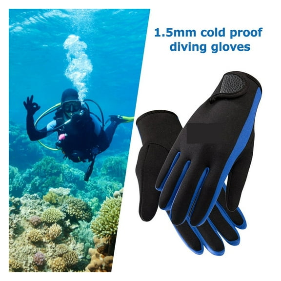 1 Pair 1.5mm Swimming Diving Gloves Anti Slip Gloves For Women Men Snorkeling Surfing Water Sports Gloves