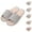 BU1, variant on Womens Fluffy Slippers Non Slip Fleece Lined Indoor Slides Men's And Women's Summer Thick Soled Indoor Non Leisure Bathroom Soft Soled Slippers