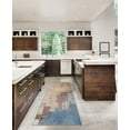 thumbnail image 4 of Kyler 2' x 8' Washable Runner, Beige and Blue, 4 of 6