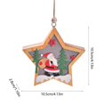 thumbnail image 2 of Decoraciones de Árbol de Navidad Decoración de Navidad Led Luminous Christmas Tree Colgante Santa Claus Snowman Deer Night Light Decoration Colgante Luces de Árbol de Navidad, 2 of 7