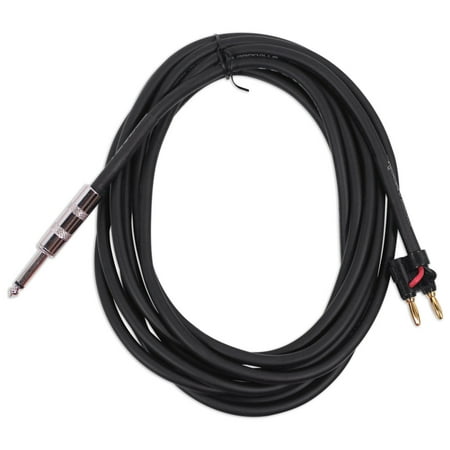 Rockville RCXBN15 15 Foot 1/4 to Banana Speaker Cable 16 Gauge 100% Copper!