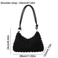 thumbnail image 3 of MesaSe Sacs à Main Décontractés pour Femmes, Sac en Toile Plissée, Sac de Magasinage Simple pour Femmes, 3 of 9