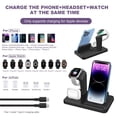 thumbnail image 6 of FDGAO Charging Station for Multiple Devices, 3 in 1 Wireless Charger Stand for Apple Watch Series 8/7/6/5/4/3/2/SE Fast Phone Charging Dock for Airpods & iPhone 14 13 12 11 Pro Max XS XR 8 7 6s, 6 of 8