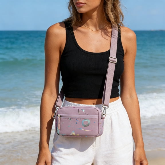 Crossbody Phone Bag, Lightweight Small Shoulder Purse for Women, Versatile Casual Cloth Crossbody Bag for Daily Use, Shopping, and Outdoor Outings