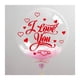 thumbnail image 5 of Pegatina de globo con forma de bola de onda, te amo, aniversario, día de San Valentín, decoración de boda, pegatina de globo con transferencia dorada, 5 of 6