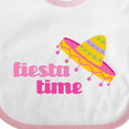 thumbnail image 4 of Inktastic Fiesta Pink Sombrero Girls Baby Bib, 4 of 4
