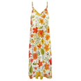 thumbnail image 4 of Autumn Harvest Maple Leaves Thanksgiving Sleeveless Dress for Women Clothing Female Women's Summer Skirt, 4 of 7