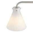 thumbnail image 4 of Possini Euro Design Possini Euro Cielo 24" Wide Brushed Nickel 3-Light Bath Light, 4 of 9