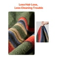 thumbnail image 4 of VEVOR Wool Camping Blanket, Large Warm Stadium Blanket, Waterproof & Windproof, Flame Retardant, Great for Outdoors, Picnics, Hiking, Sports Events, Travel, 64" x 88" (80% Wool), Texture Multicolor, 4 of 9