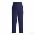 thumbnail image 5 of LJEFF Womens Maternity Capri Leggings with Pokey, Soft Highly Elastic Over Belly Design Abdominal Support Workout & Casual Pants for Womens Navy, 5 of 7