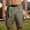 Green, variant on FRSASU Men's Work Cargo Shorts Lightweight Elastic Waist Belted Cargo Pockets Beach Casual Outdoor Work Wear Shorts for Men Khaki