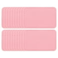 thumbnail image 1 of Parches de cuero sintético en blanco Uxcell, parches rectangulares de cuero sintético para sombreros con adhesivo para plancha, grabables, rústicos para reparación de tela de sombreros DIY, color rosa, 1 of 6
