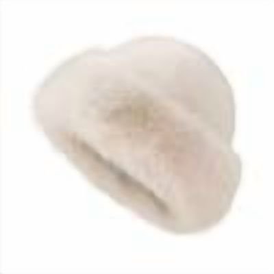 Hat Women's Fall Winter Thickened -Proof Bucket Hat, Solid Color, Soft Plush Fisherman Hat Beige One Size