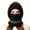 Black, variant on Hats Bomber Hat Womens Mens Autumn Winter Scarf Hat Polyester Cotton Knit Hat