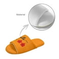 thumbnail image 4 of FUIALDOLG Hello Fall Print Open Toe House Slippers for Women Men Soft Cotton Indoor Slippers Comfortable Slip On Bedroom Shoes, Size 10.5-11.5, 4 of 7