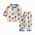 thumbnail image 4 of TOWED22 Kids Toddler Boy Clothes 2 Piece Long Sleeve Graphic T-Shirt Jogger Pants Warm Fall Winter Outfits Set(Light Blue,10-11 Y), 4 of 4