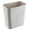Grey, variant on Shoreew Bathroom Gap Trash Can Uncovered Narrow Plastic Waste Basket with Fixed Hole Space Saving Slim Garbage Can for Bedroom Kitchen Living Room Office