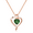 Rose gold-05-May, variant on Heart Necklace for Women Sterling Silver 925 Jewelry Gift for Her