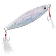 thumbnail image 1 of Pesca en la orilla, placa de hierro láser fundido, cebo de pescado para fortalecer la ranura de sangre, tres anzuelos, cebo falso, lanzamiento lejano, caballa, perca, cebo Luya., 1 of 6