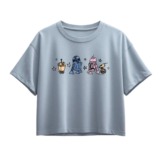 Star Wars - Cute Droids - Youth Girls Boxy T-Shirt