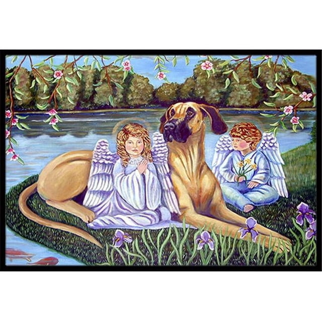 Carolines Treasures 7507MAT Anges de 18 x 27 Po avec Grand Tapis Intérieur Dane