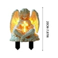 thumbnail image 3 of Linnome Memorial Garden Flat Acrylic Ground Stake 8 Inch Personalized Plaque for Outdoor Yard Remembrance Marker Decor Sign, 3 of 6