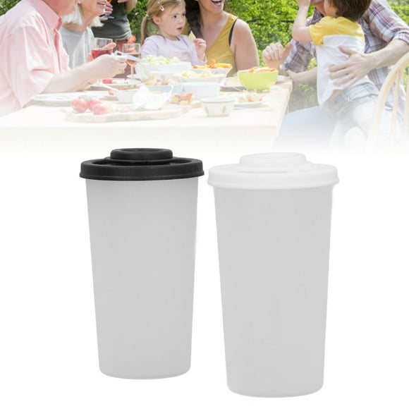 Tarro De Condimento Para Acampar, Dispensador De Sal Y Pimienta Reutilizable De Gran Capacidad, 2 Uds., Para Picnic Al Aire Libre