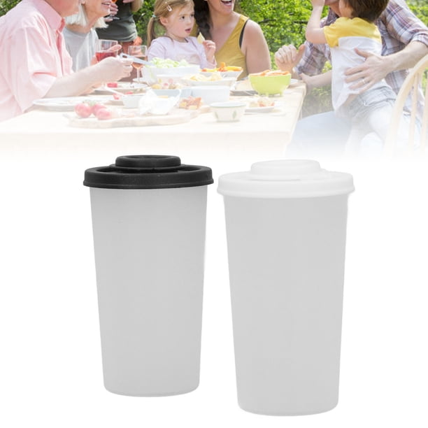 Tarro De Condimento Para Acampar, Dispensador De Sal Y Pimienta Reutilizable De Gran Capacidad, 2 Uds., Para Picnic Al Aire Libre