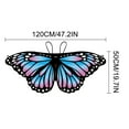 thumbnail image 4 of cpengpj Butterfly Wings Backdrop Decorations Photograph Background for Party Decor Hanging Banner Birthday Party Decor Supplies for Women Girls Butterflies Booth Photo Props Wall, 4 of 4