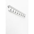 thumbnail image 4 of Home Wall Decorative Antique Brass Hardware 8 Hook Coat Rack - White, 4 of 10