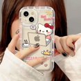 thumbnail image 5 of Sanrio-funda transparente de Hello Kitty Pochacco para iPhone, carcasa a prueba de golpes con dibujos animados para modelos 15, 14, 13, 12, 11 Pro Max, XR, XS, X, 8, 7, 6, 6S Plus, SE 2020, 5 of 5