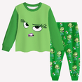 thumbnail image 5 of Disney-Pijama de manga larga para niños, ropa de dormir de 2 piezas, con estampado de Anime Joy Anxiety, Anger, triste, Fear, Kawaii, para regalo, 5 of 5