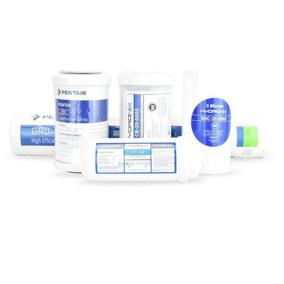 MINI-SET5-50 Complete Replacement Filter Set for WECO MINI-50 Reverse Osmosis Systems