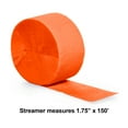 Way to Celebrate Party Crepe Paper Roll, 150ft, Orange, 1 Ct - Walmart.com