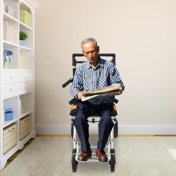 Portable Folding Wheelchair Travel Transport Wheelchair For Adults and Seniors