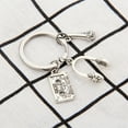 thumbnail image 3 of Up to 65% Off Microphone Key Ring, Music Key Ring, Music Microphone Voice Charm Keychain Necklace Rings Earring Jewelry on Clearance, 3 of 8