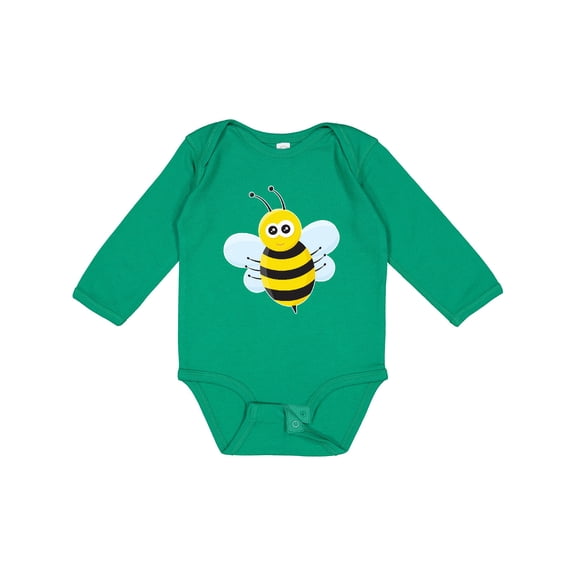 Inktastic Bee Boys or Girls Long Sleeve Baby Bodysuit