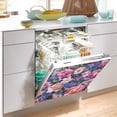 thumbnail image 2 of Yayeee Magnetic Dishwasher Cover for The Front Decoration Home Kitchen Machine Sticker Protector, Soft Pinks Flowers, 2 of 6