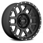 MR70378560500 17 x 8.5 in., 0 mm Offset 6 x 5.5 in., 106.25 mm CB Matte Wheel, Black