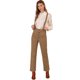 thumbnail image 1 of Pantalones De Cintura Alta Allegra K Marrón XL, 1 of 6