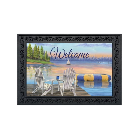 Briarwood Lane Summer Doormat 30x18 Indoor Outdoor Waterfront Retreat Nautical For Summer Doormat