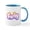 White/Blue Inside, variant on CafePress - Furby Logo - 11 oz Ceramic Mug - Novelty Coffee Tea Cup