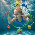 thumbnail image 4 of HTHLVMD Ocean Animal Dive Rings, Pool Obstacle Course Toys, Swim Training Hoops, Ocean Friends Dive Rings Set, Underwater Swim Training Hoops, Fun Pool Obstacle Course Toys, Multicolor, 4 of 5
