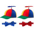 thumbnail image 1 of Set de sombrero y pajarita Propeller Sintege para adultos (2 piezas), 1 of 7