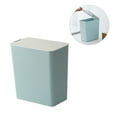 thumbnail image 4 of Minkissy Mini Desk Trash Can with Lid, PP Material, Compact Waste Bin for Home and Office Cleaning, 1 Piece, 4 of 8