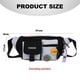 thumbnail image 2 of Bolso bandolera de gran capacidad con un solo hombro, riñonera deportiva personalizada para teléfono móvil, color negro, 2 of 5