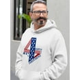 thumbnail image 2 of 4Th Of July, Independence Hoodie Men -Image by Shutterstock, Male x-Large, 2 of 4